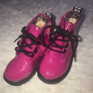 Pink boots